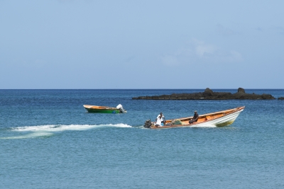 Kalastajat St Lucialla