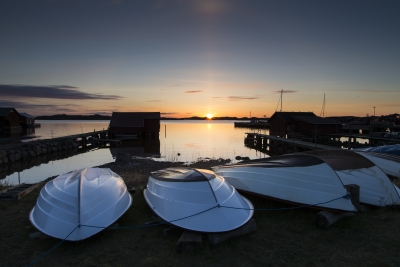 Aamu Utön satamassa 2